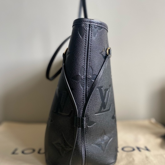 Louis Vuitton Neverfull MM Black Empreinte Leather - Picture 3 of 11